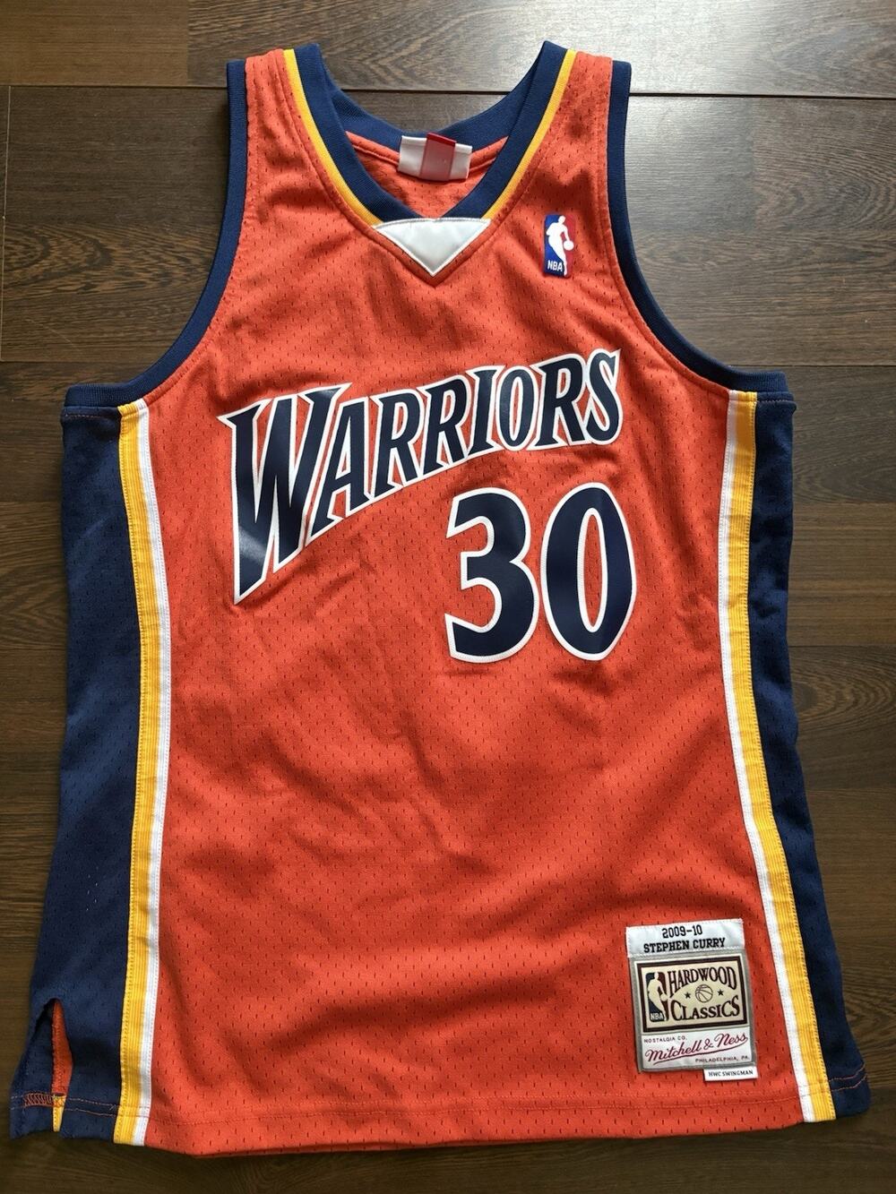 Stephen Curry Warriors 2009-10 Mitchell & Ness Jersey M